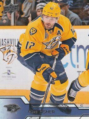 Mike Fisher - 2016/2017 Upper Deck Series 1 Hockey Card